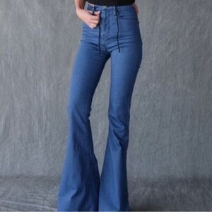 Pylo Gypsy High Rise Flare Jeans Size 28